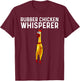 Cool Rubber Chicken Design Women Kids Rubber Chicken T-Shirt - T-Shirt | Maroon