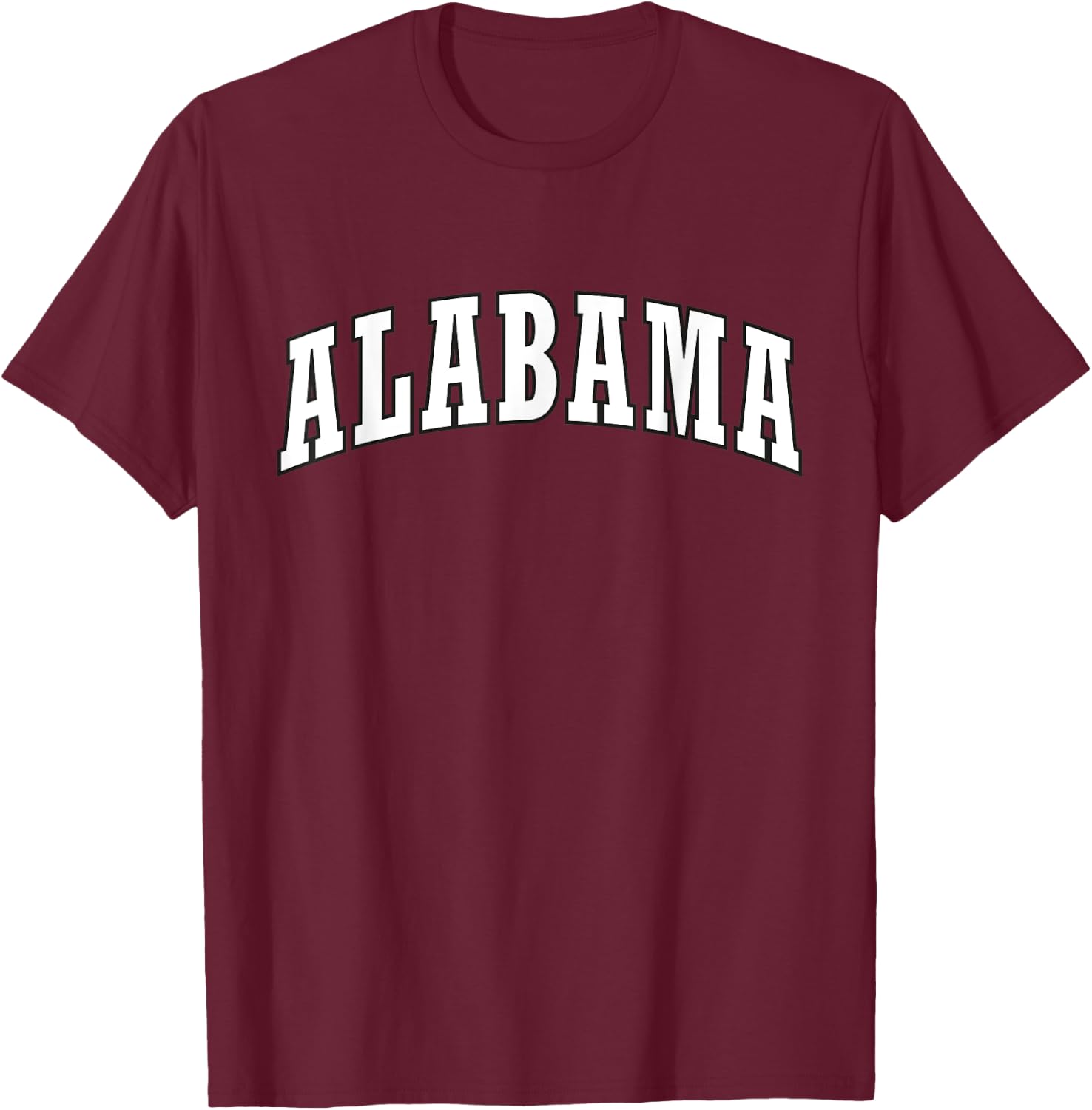 Alabama State Athletic Sports T-Shirt - T-Shirt | Maroon