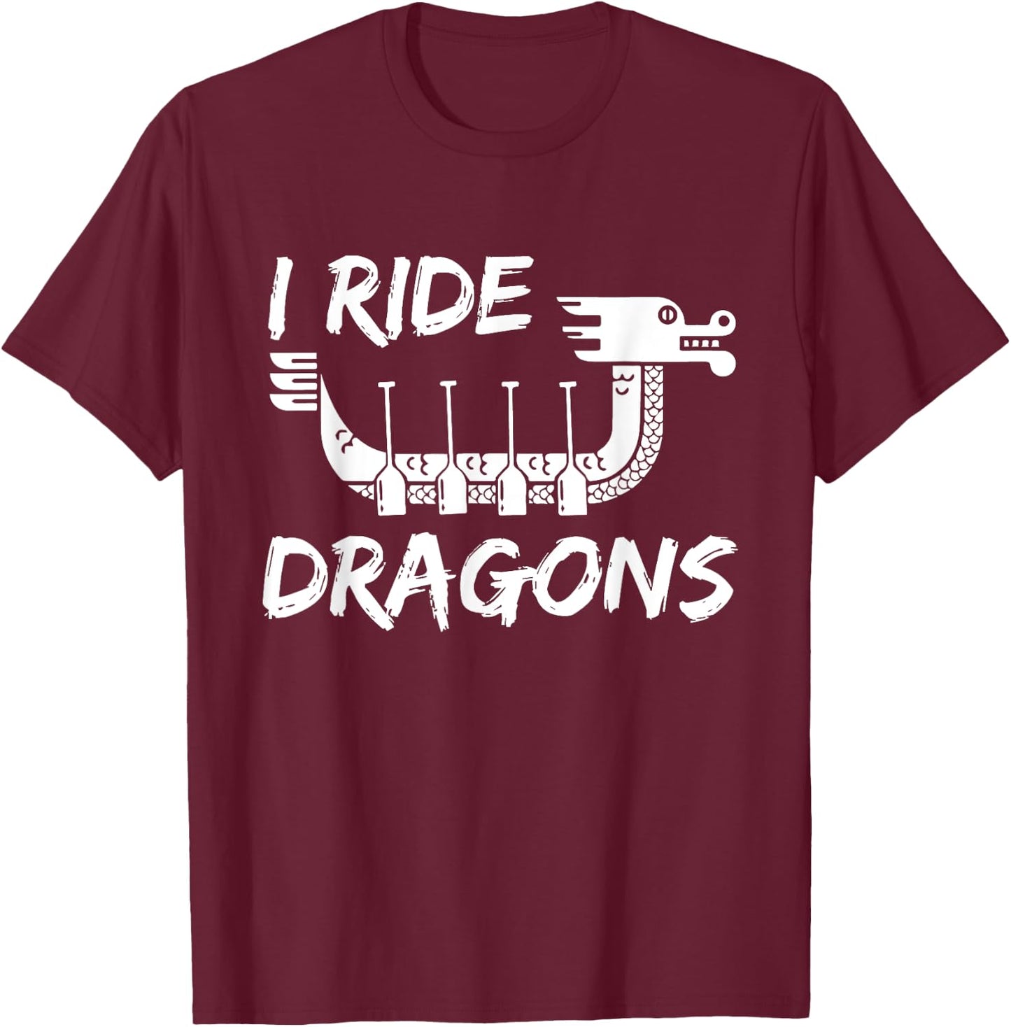 Dragon Boat Racing T-Shirt - T-Shirt | Maroon