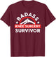 Funny Knee Replacement Titanium Bionic Surgery Get Well Gift T-Shirt - T-Shirt | Maroon