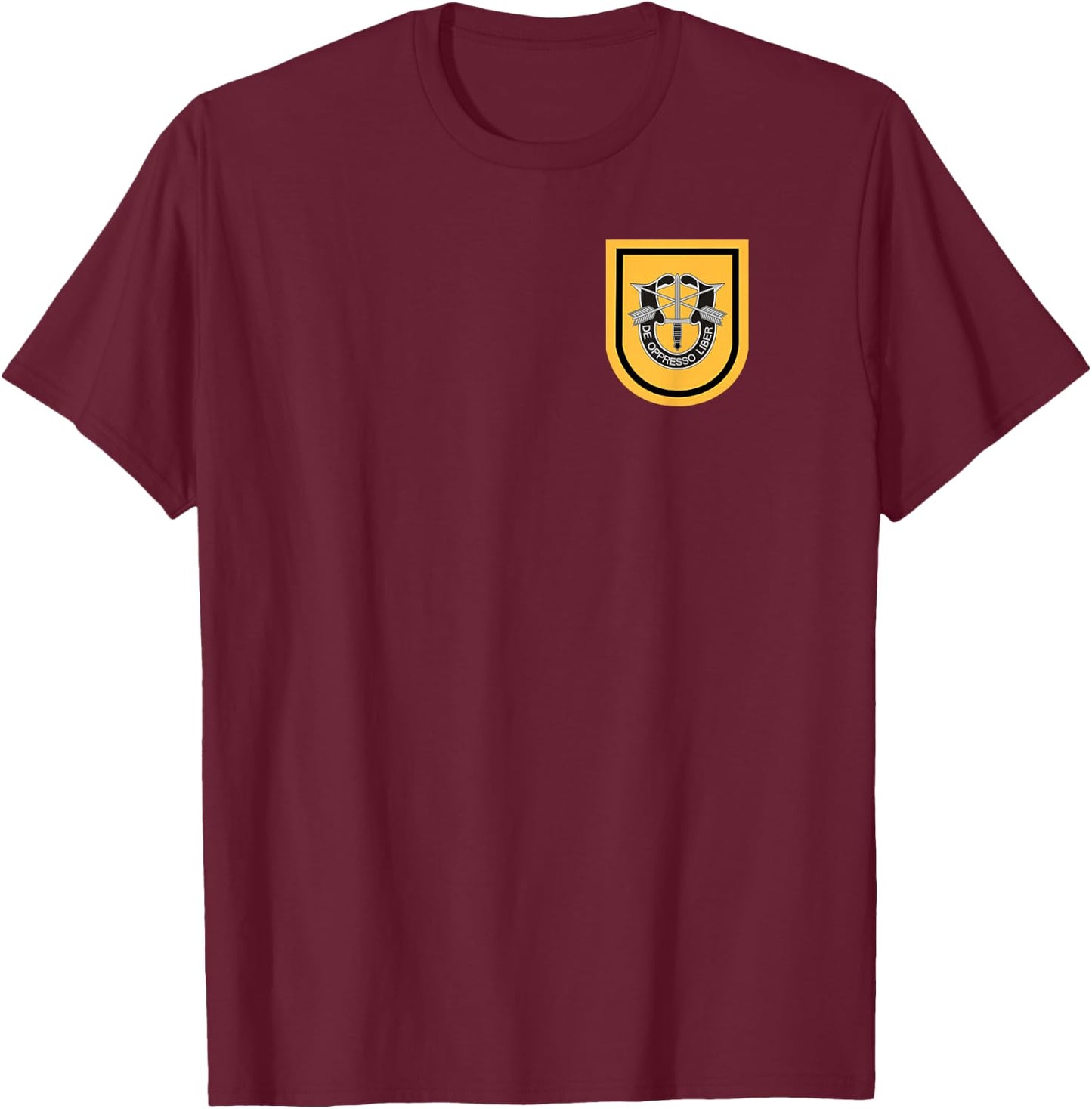 US Special Forces Shirt -1st Special Forces Group (SFG) T-Shirt - T-Shirt | Maroon