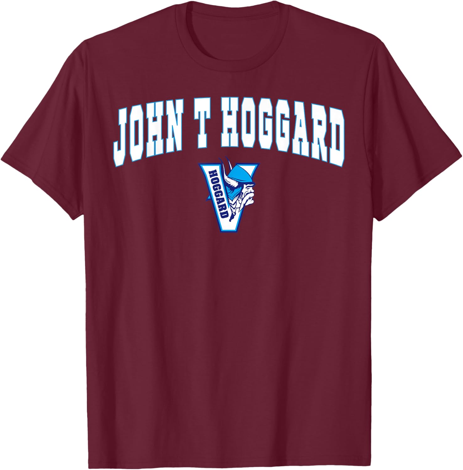 John T. Hoggard High School Vikings C2 T-Shirt - T-Shirt | Maroon