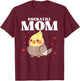 Cockatiel Mom Mother Bird Lover Ornithology Mother's Day T-Shirt - T-Shirt | Maroon