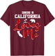 Someone In California Loves Me T-Shirt - T-Shirt | Maroon