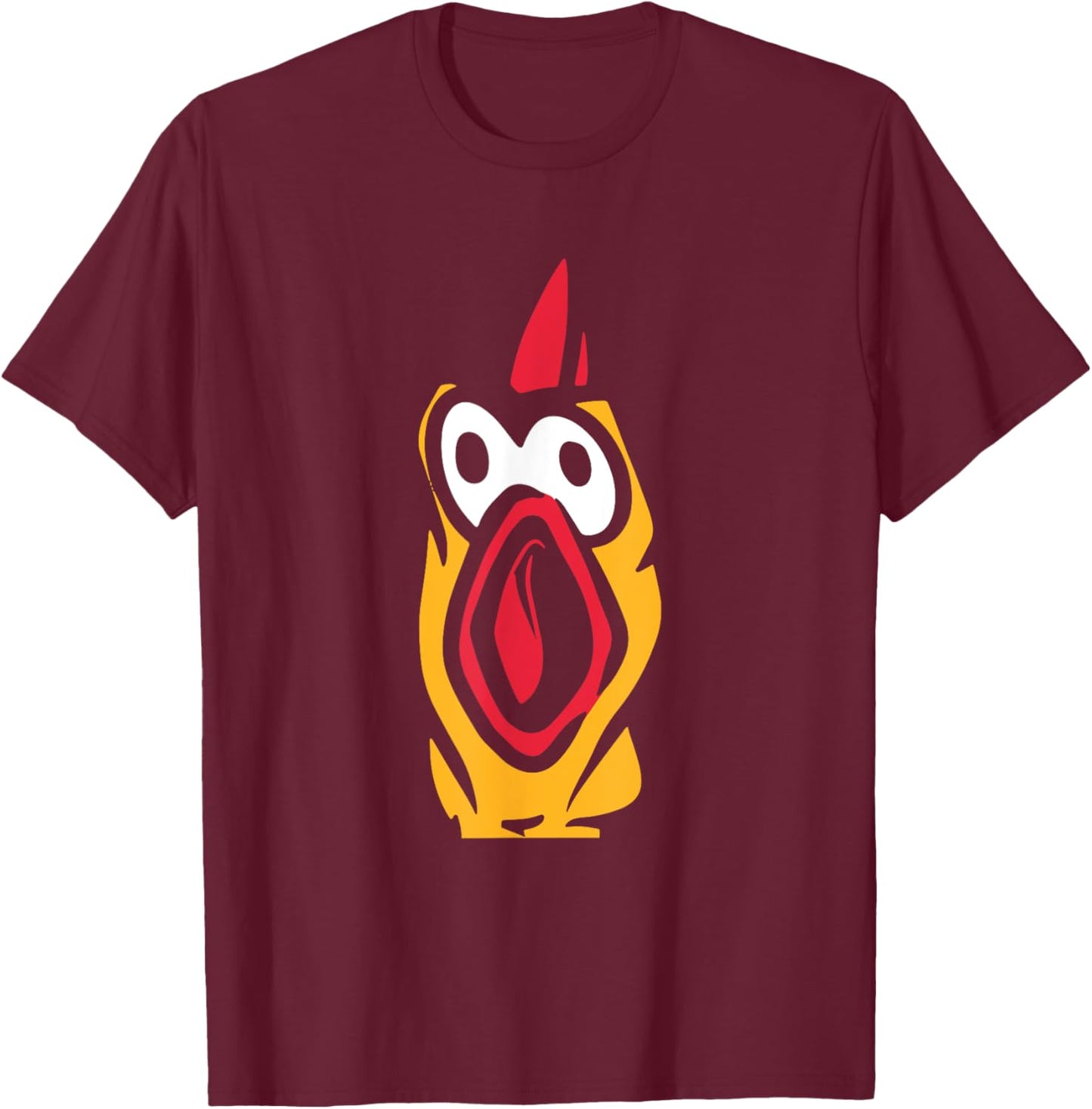 Rubber Chicken Rubber Tap T-Shirt - T-Shirt | Maroon