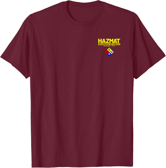 HAZMAT Hazardous Material Response Team Technician T-Shirt - T-Shirt | Maroon