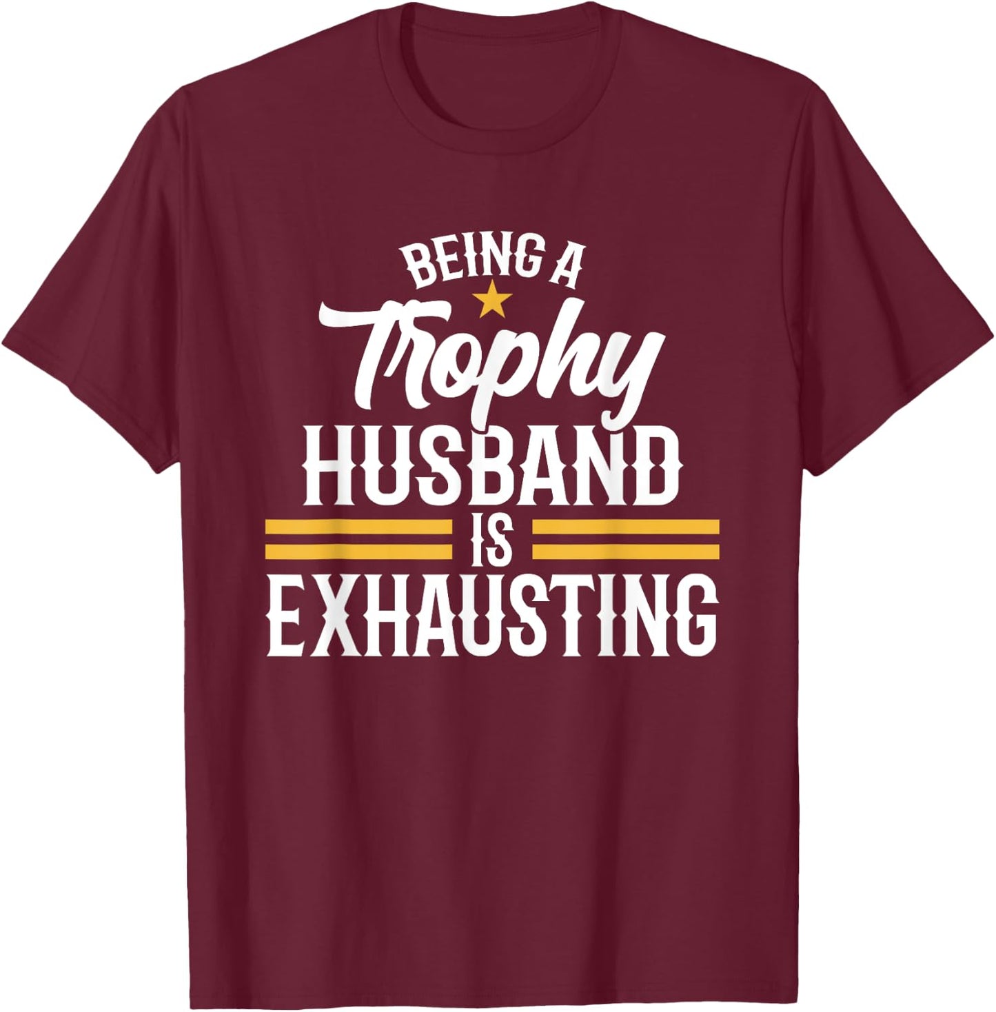 Proud Couple Marriage Anniversary Black Small Classic Fit Short Sleeve T-Shirt - T-Shirt | Maroon