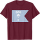 Easy Company Flag Shirt 506 WW2 Military Flag T-Shirt - T-Shirt | Maroon