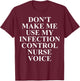 Infection Control Nurse Apparel - Unique Nurses Design T-Shirt - T-Shirt | Maroon