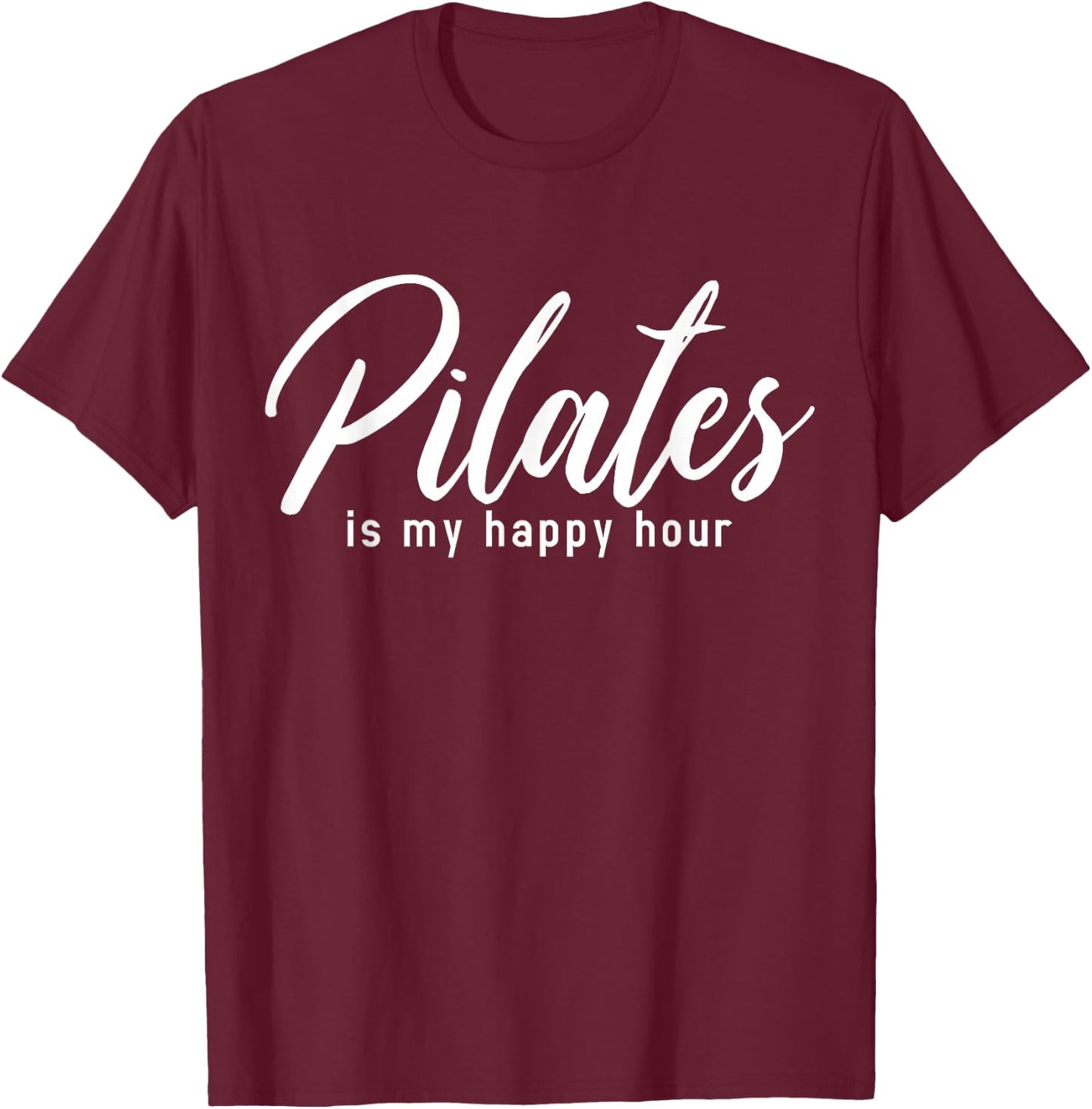 Pilates T-Shirt - T-Shirt | Maroon