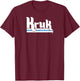 John Kruk: Team Name Text - Philadelphia Baseball T-Shirt - T-Shirt | Maroon