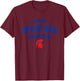 Bixby Spartans Logo Football Distressed HS T-Shirt - T-Shirt | Maroon