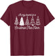 In My Heart is a Christmas Tree Farm, Vintage Christmas Tree T-Shirt - T-Shirt | Maroon