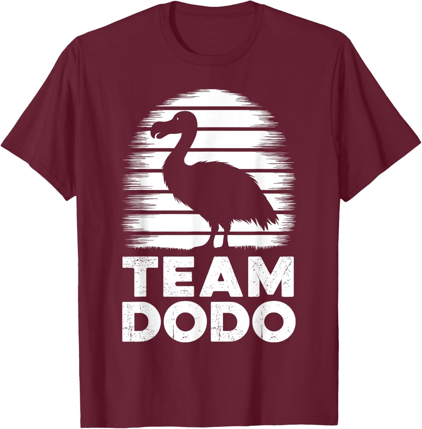 Team Dodo Funny Dodo Bird T-Shirt - T-Shirt | Maroon