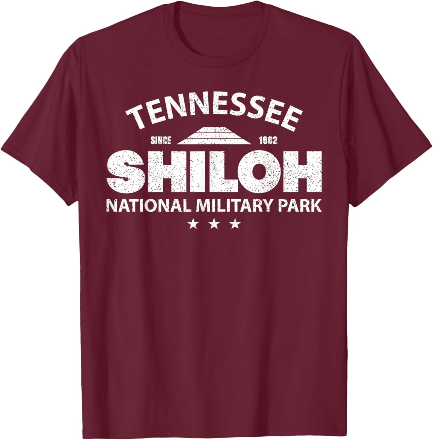 National Park Shirt Shiloh 1862 National Military Park T-Shirt - T-Shirt | Maroon