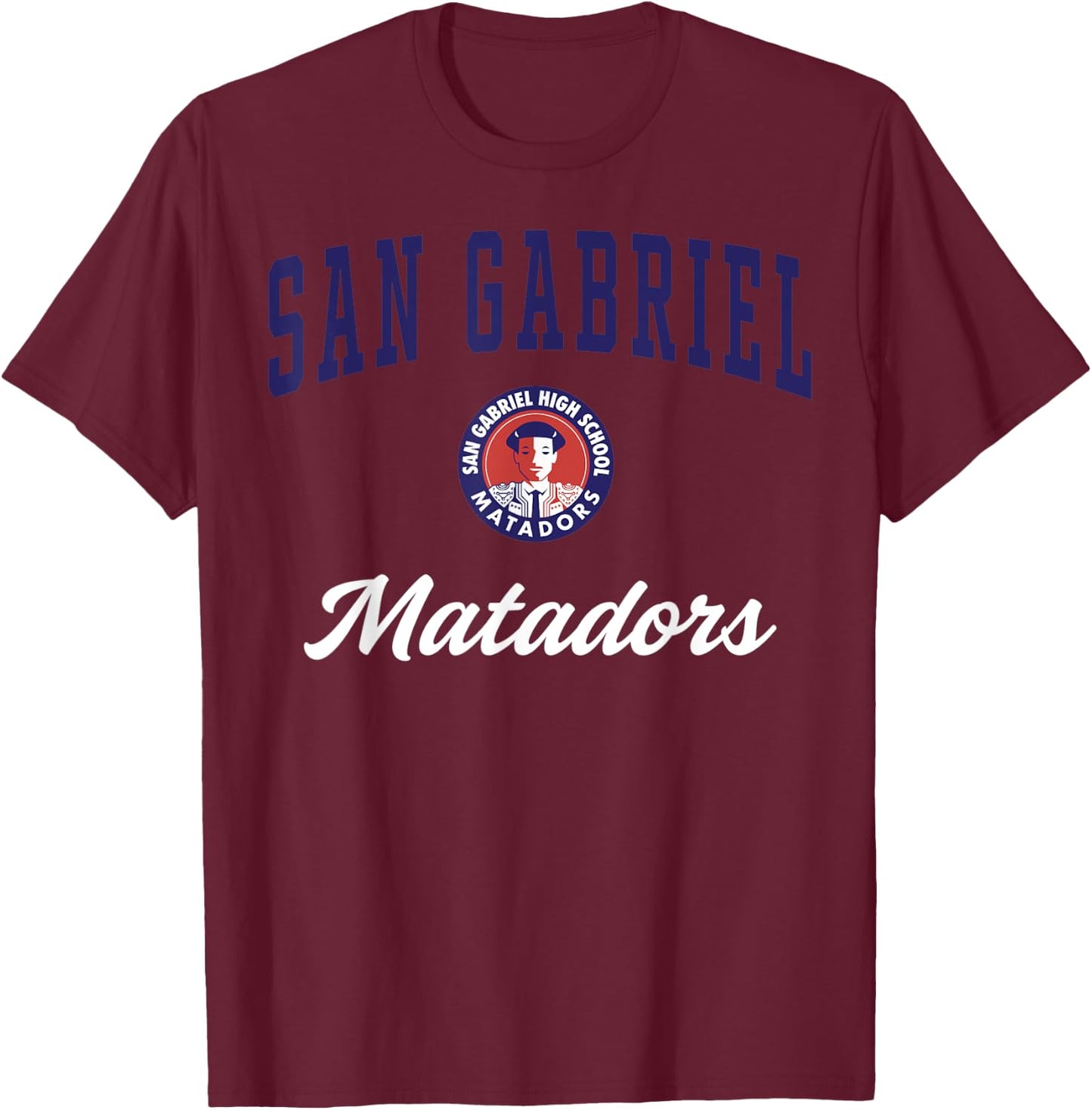 San Gabriel High School Matadors C3 T-Shirt - T-Shirt | Maroon