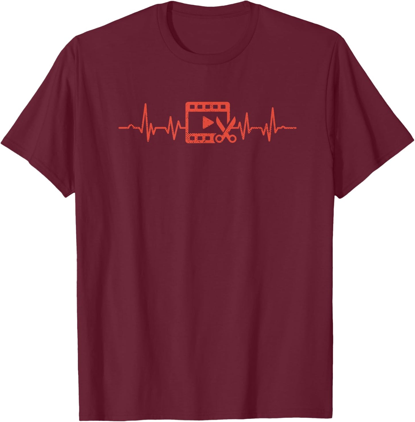 Film Editor Filmmaker Movie Producer Video Director T-Shirt - T-Shirt | Maroon