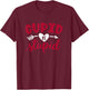 Cupid Is Stupid Funny Anti-Valentine's Day T-Shirt - T-Shirt | Maroon