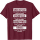 Automotive Funny Understeer Oversteer Horsepower Torque T-Shirt - T-Shirt | Maroon