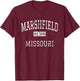 Marshfield Missouri MO Vintage T-Shirt - T-Shirt | Maroon