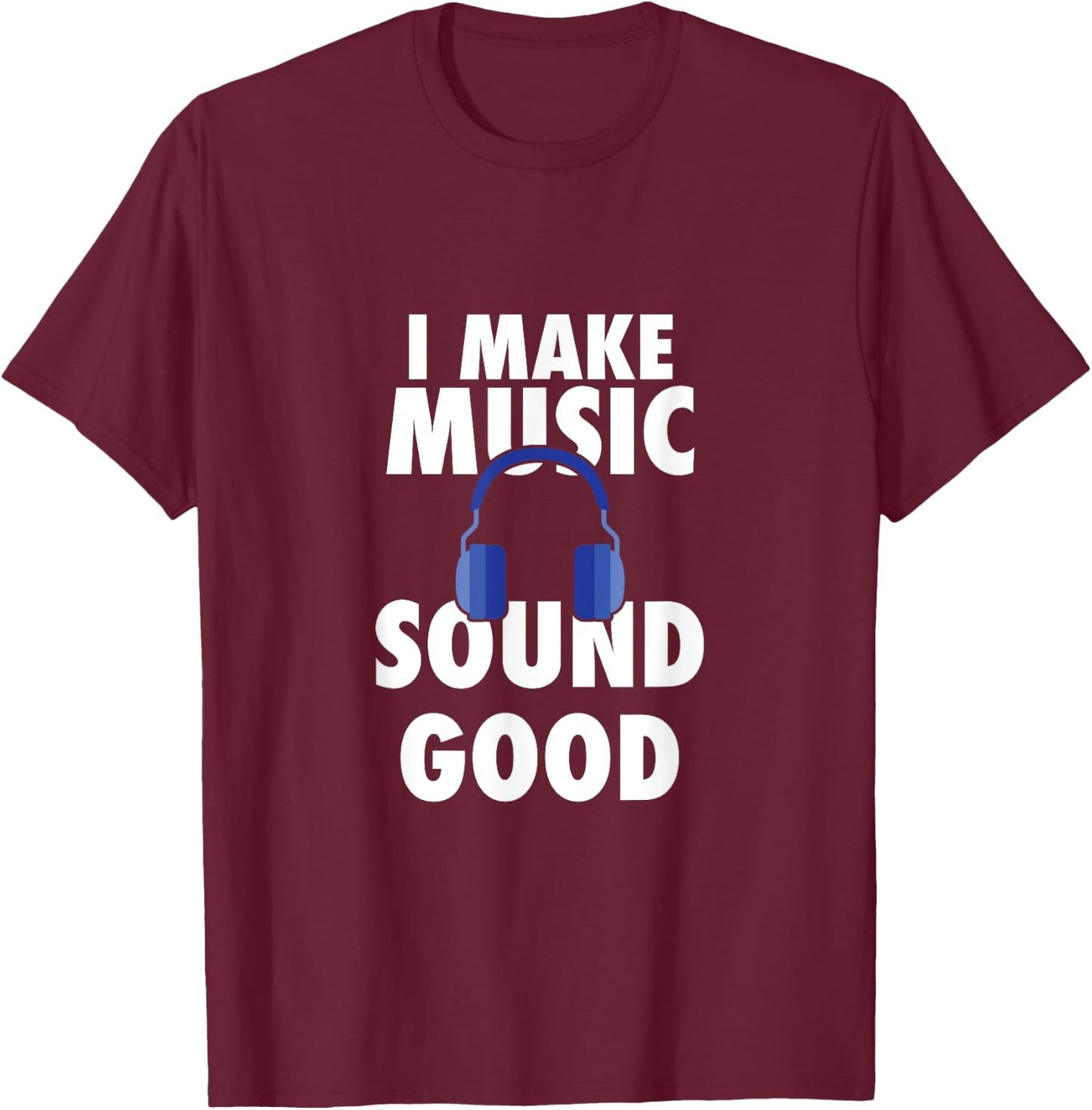 Electronic Music Producer Beatmaker Synthesizer Gift T-Shirt - T-Shirt | Maroon