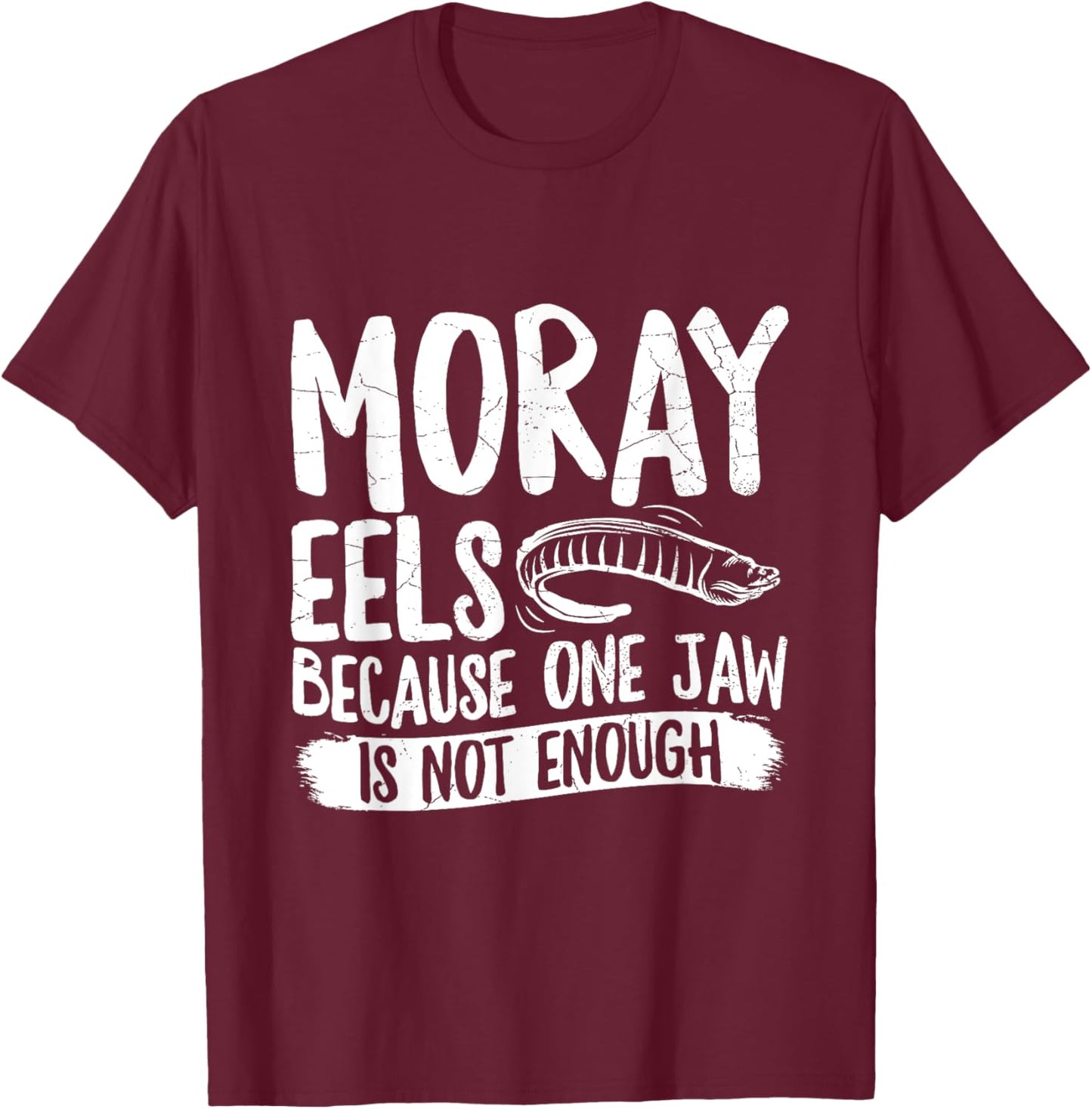 Moray eel Design for a Moray eel lover T-Shirt - T-Shirt | Maroon