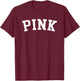 Pink T-Shirt - T-Shirt | Maroon