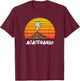 Guatemalan Souvenir Chapin Gift Guatemala Acatenango Volcano T-Shirt - T-Shirt | Maroon