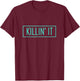 Light Teal Aqua Killin' Light Teal Aqua Color Graphic T-Shirt - T-Shirt | Maroon