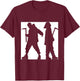 Mobb Deep Juvenile Hell B&W By George DuBose T-Shirt - T-Shirt | Maroon