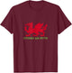 Cymru Am Byth Rugby Welsh Dragon Wales Player UK England T-Shirt - T-Shirt | Maroon