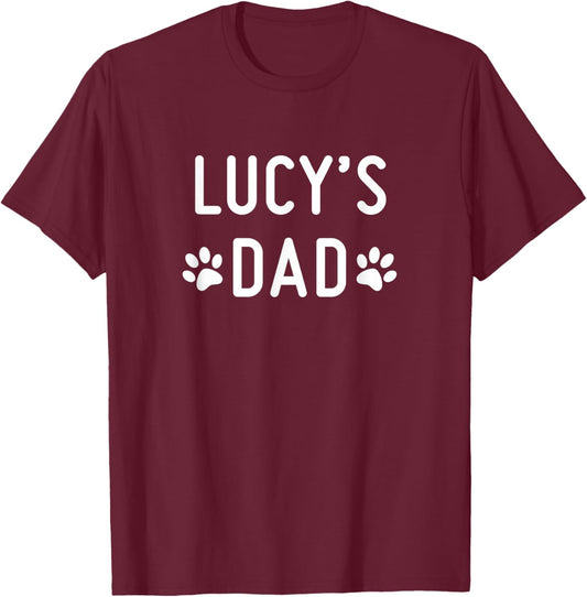 Lucy's Dad T-Shirt - T-Shirt | Maroon