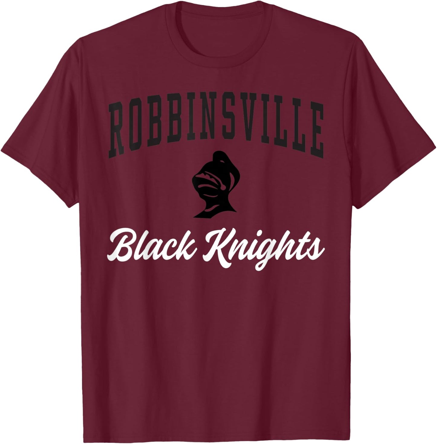 Robbinsville High School Black Knights C3 T-Shirt - T-Shirt | Maroon