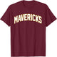 Colorado Mesa University Mavericks CMU T-Shirt - T-Shirt | Maroon