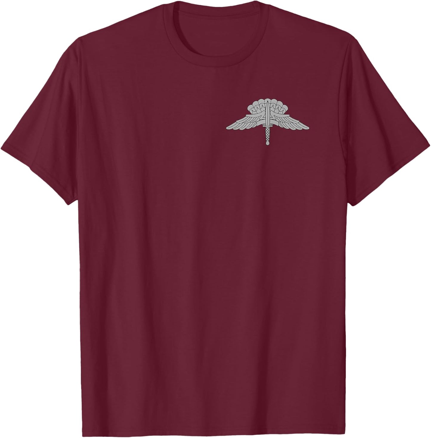 Military Freefall Parachutist Badge - US Army T-Shirt - T-Shirt | Maroon