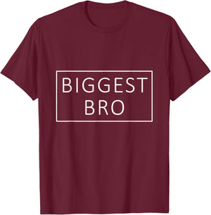 Biggest Big Bro - Biggest Brother 2023 T-Shirt - T-Shirt | Maroon