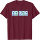 Oh Crap Chemistry Periodic Elements T-Shirt - T-Shirt | Maroon