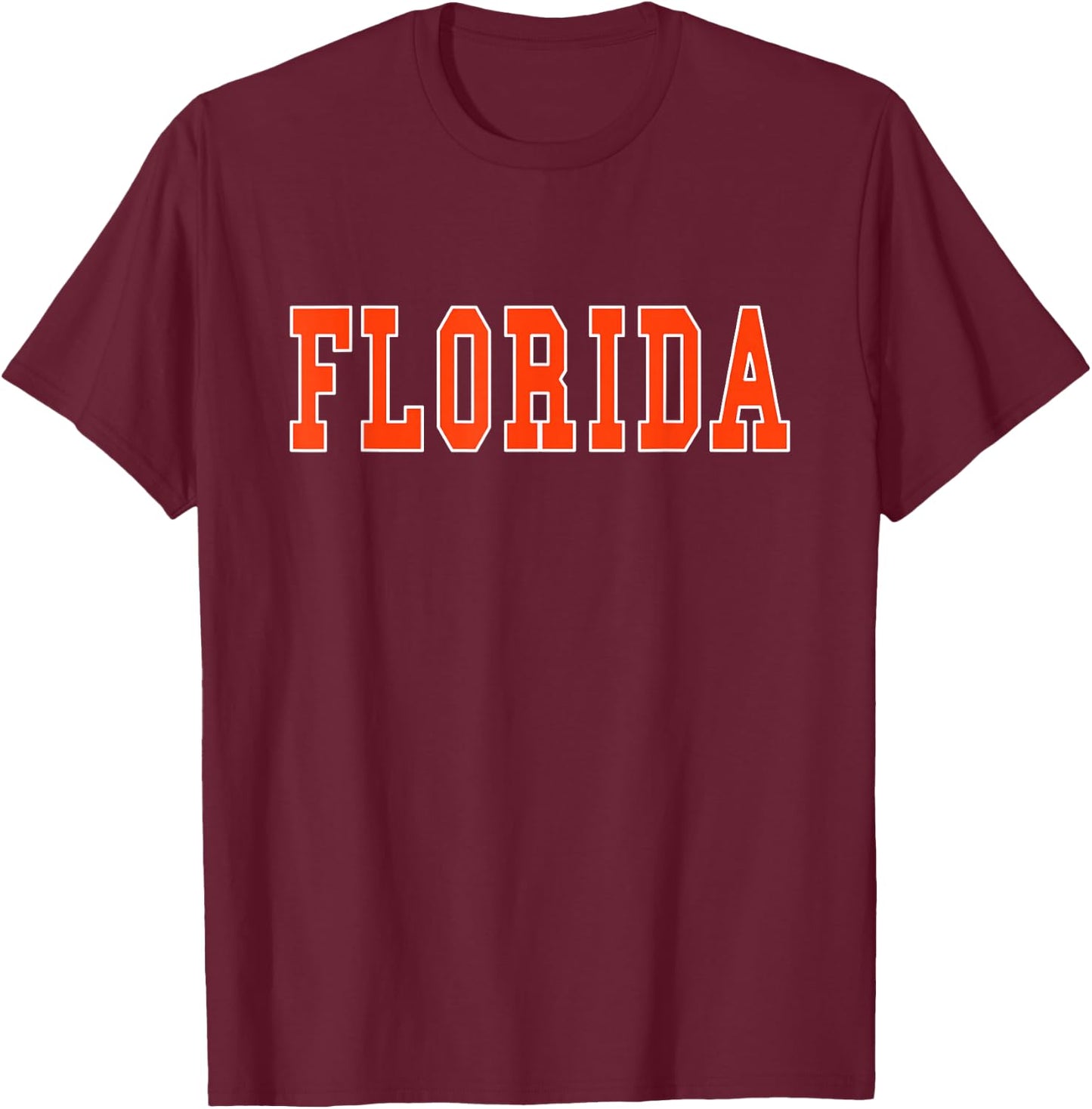 Florida Throwback Design Classic T-Shirt - T-Shirt | Maroon