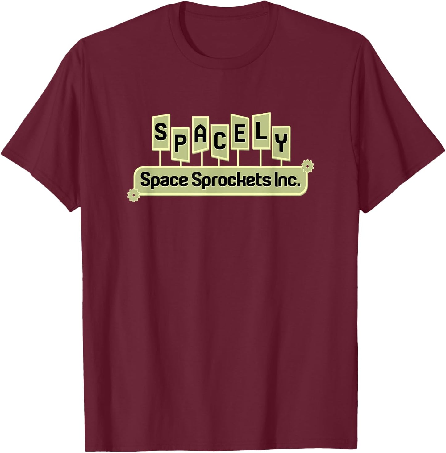 Funny Spacely Sprockets Classic Cartoon T-Shirt - T-Shirt | Maroon