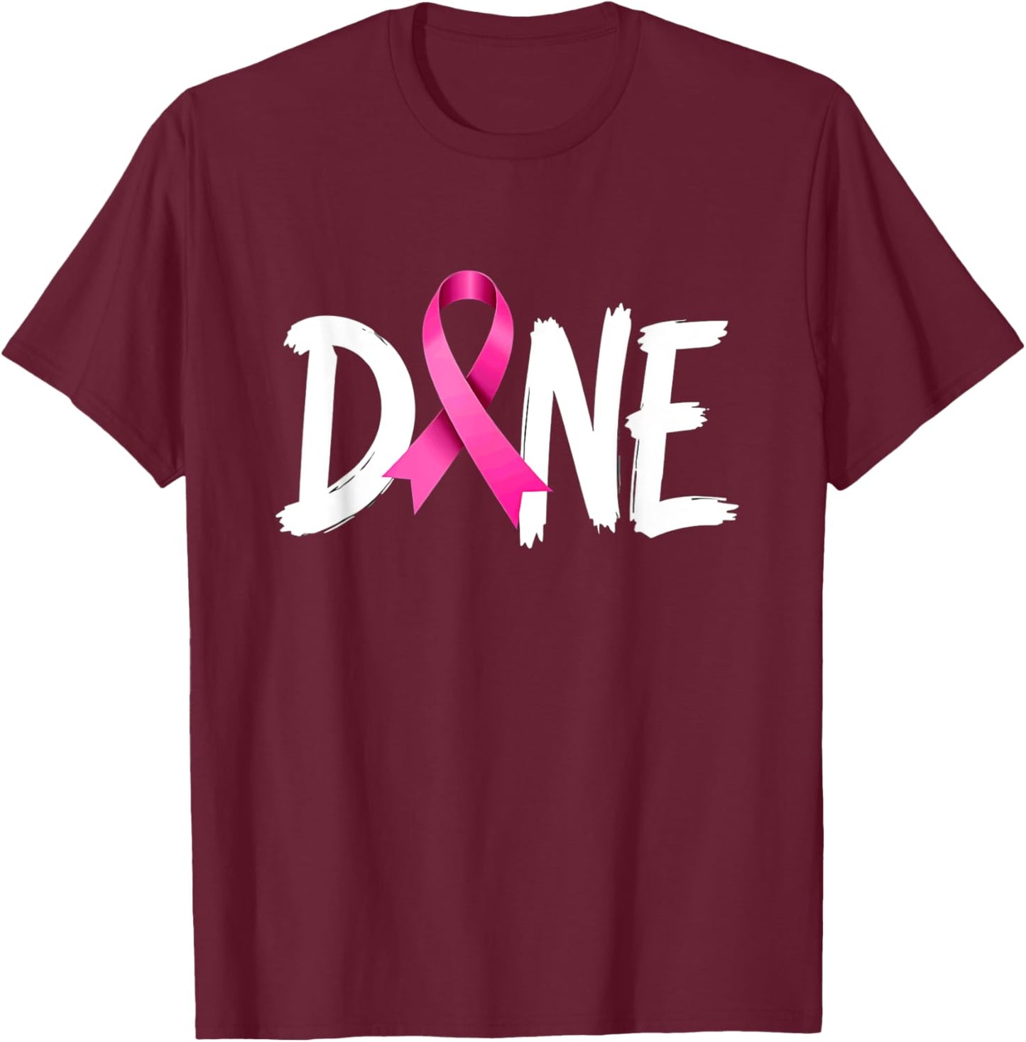 Last Day Of Chemo Radiation Treatment Breast Cancer Done T-Shirt - T-Shirt | Maroon