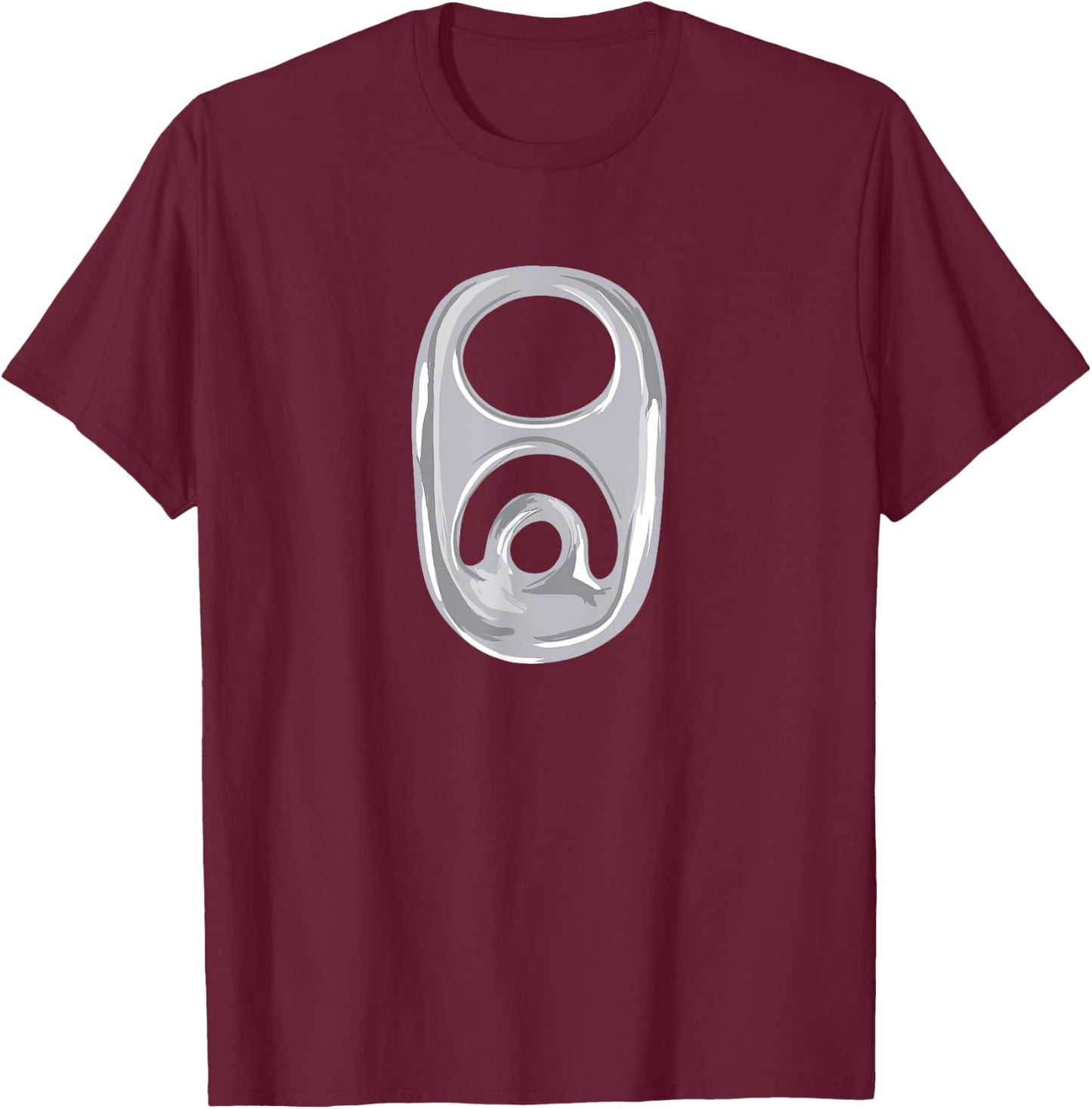 Aluminum soda can tab T-Shirt - T-Shirt | Maroon