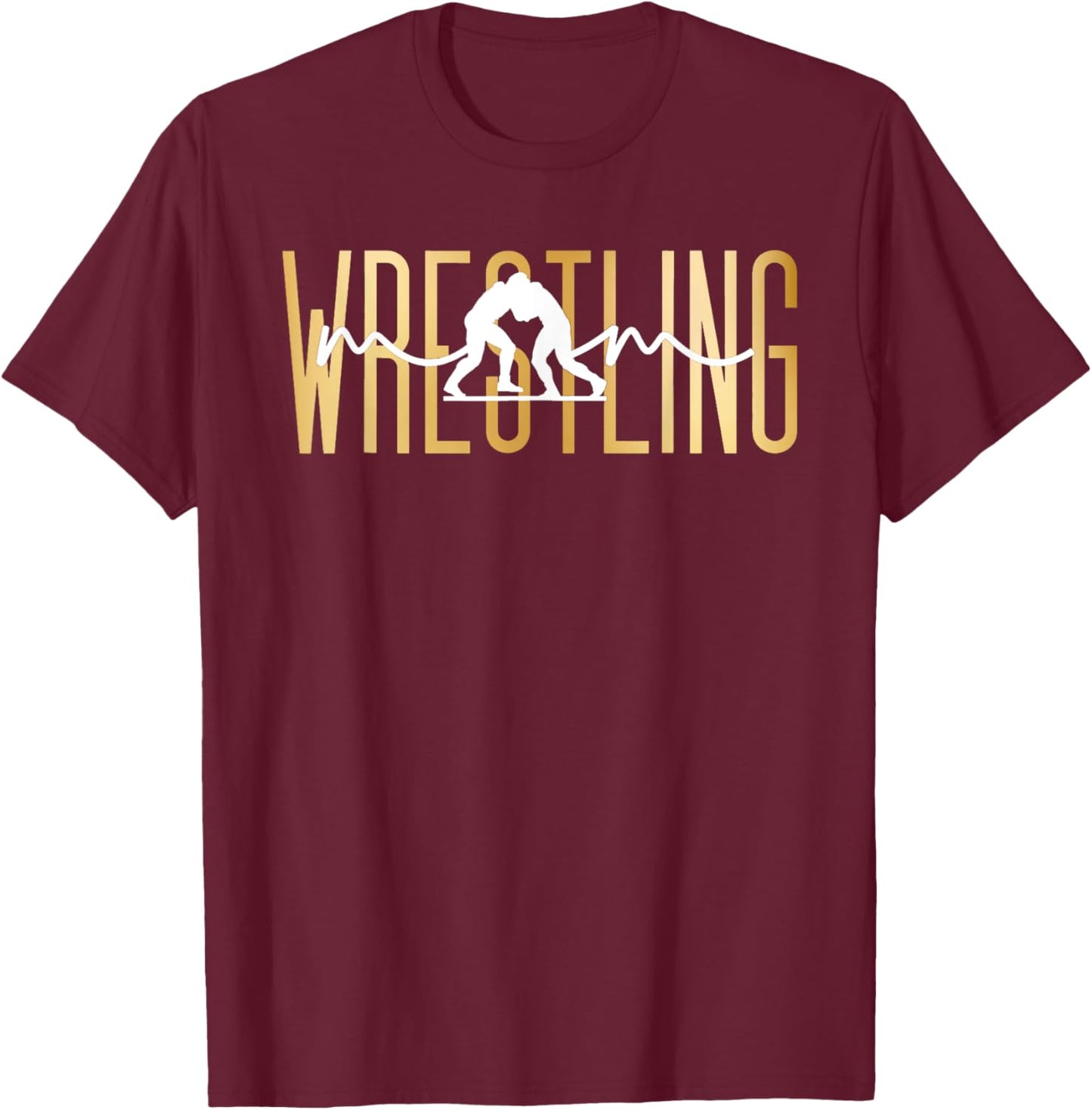 Wrestling Mom Mother day 2023 Mom Mama Mom T-Shirt - T-Shirt | Maroon