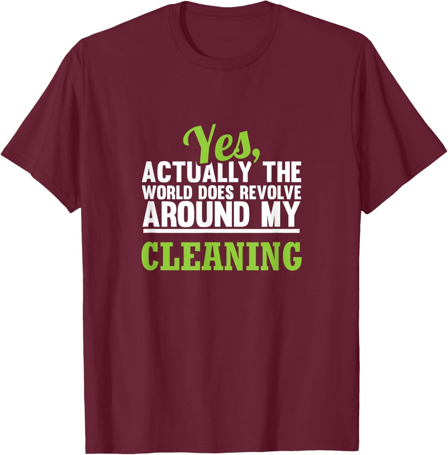 Clean Freak T-Shirt - T-Shirt | Maroon