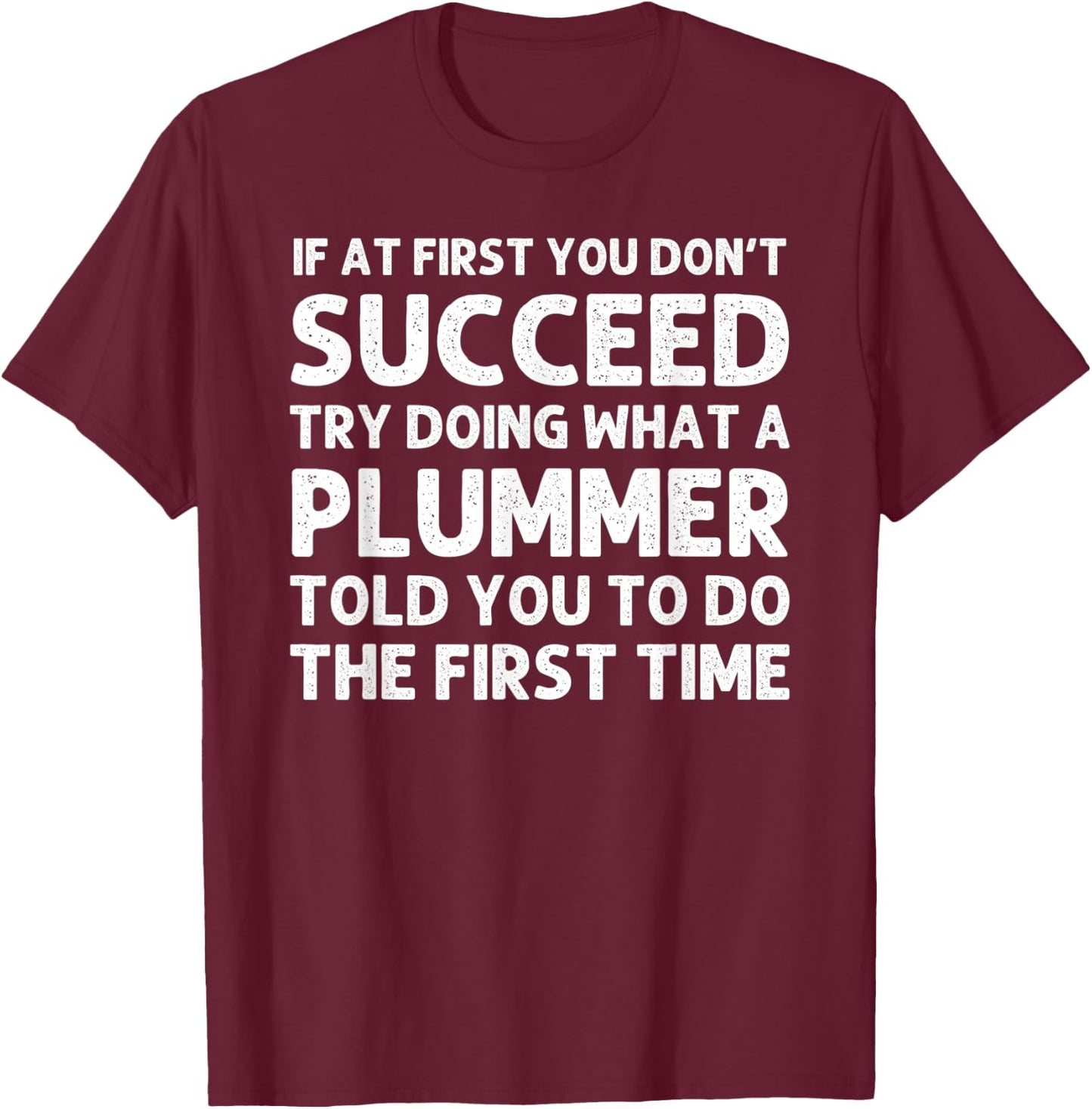 PLUMMER Funny Surname Family Tree Birthday Reunion Idea T-Shirt - T-Shirt | Maroon