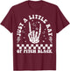 Just A Little Ray Of Pitch Black Goth Halloween Gothic Witch T-Shirt - T-Shirt | Maroon