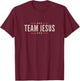 Vintage Team Jesus Christian Faith Religious T-Shirt - T-Shirt | Maroon