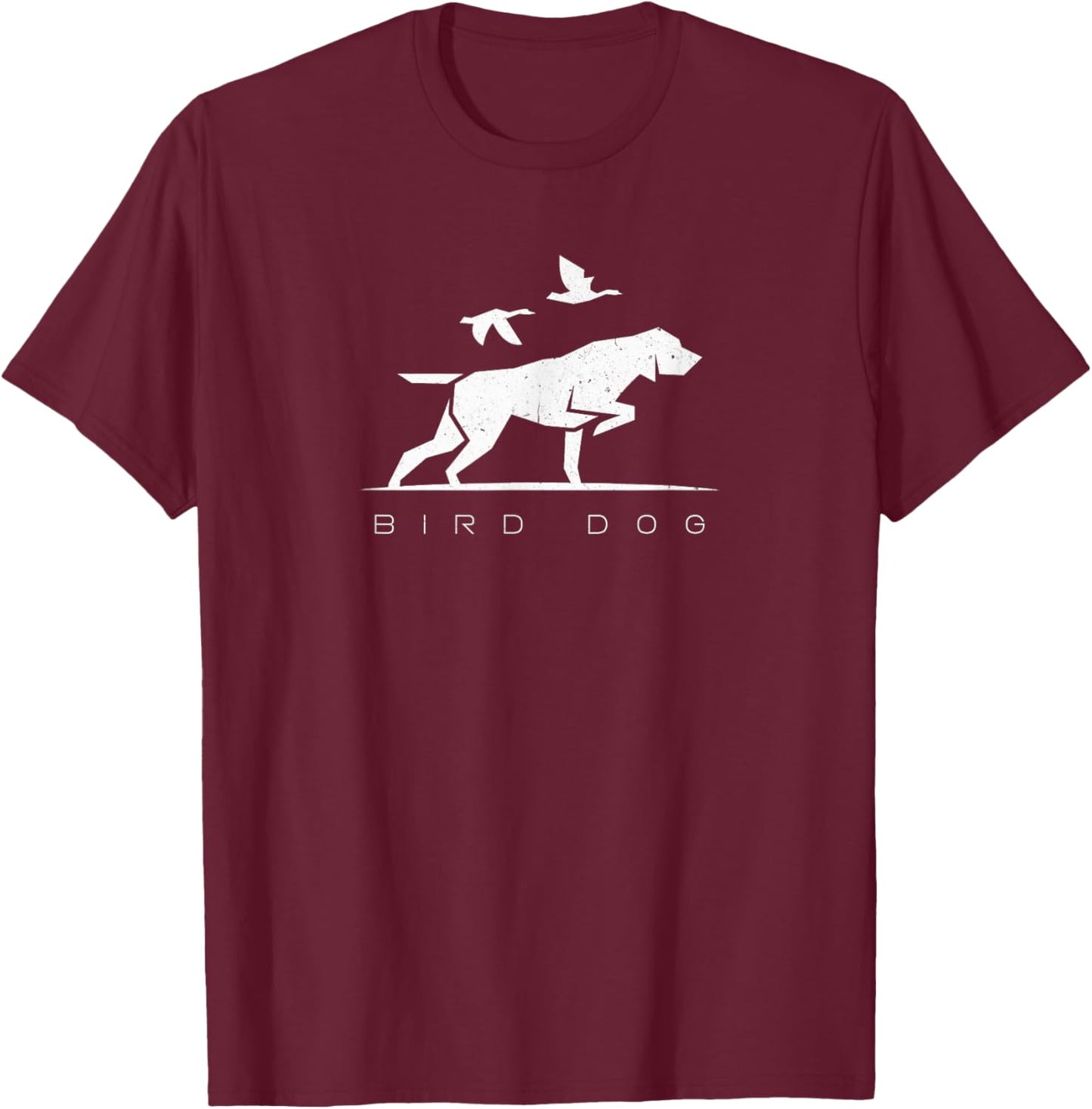 Bird Dog - Hunting T-Shirt - T-Shirt | Maroon
