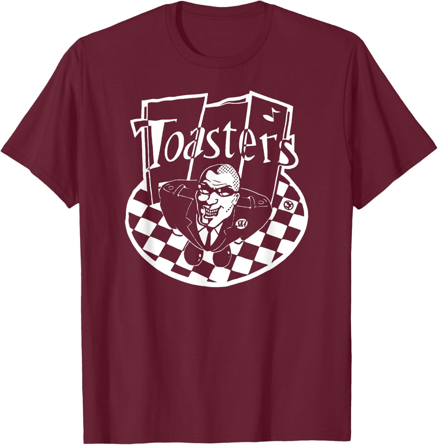 Toaster Ska Punk Christmas Toasters T-Shirt - T-Shirt | Maroon