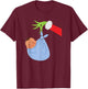 NICU Labor Delivery Nurse Santa Christmas Xmas Pajamas Funny T-Shirt - T-Shirt | Maroon
