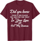 Did You Know There's Two Places You Can Stay For Free In T-Shirt - T-Shirt | Maroon
